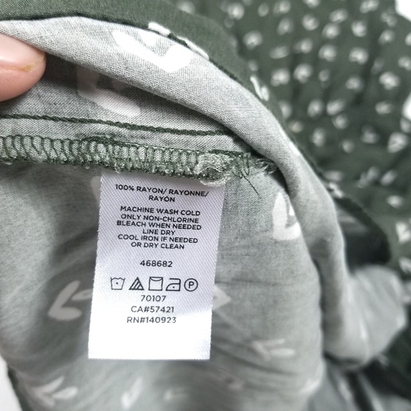 Ann Taylor LOFT Green Printed Dress - Picture 5 of 5